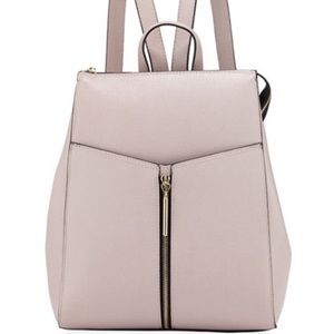 Medium blush pink backpack purse - gold hardware
